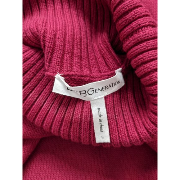 BCBGeneration Mulberry Turtleneck Sweater L - Picture 7 of 9